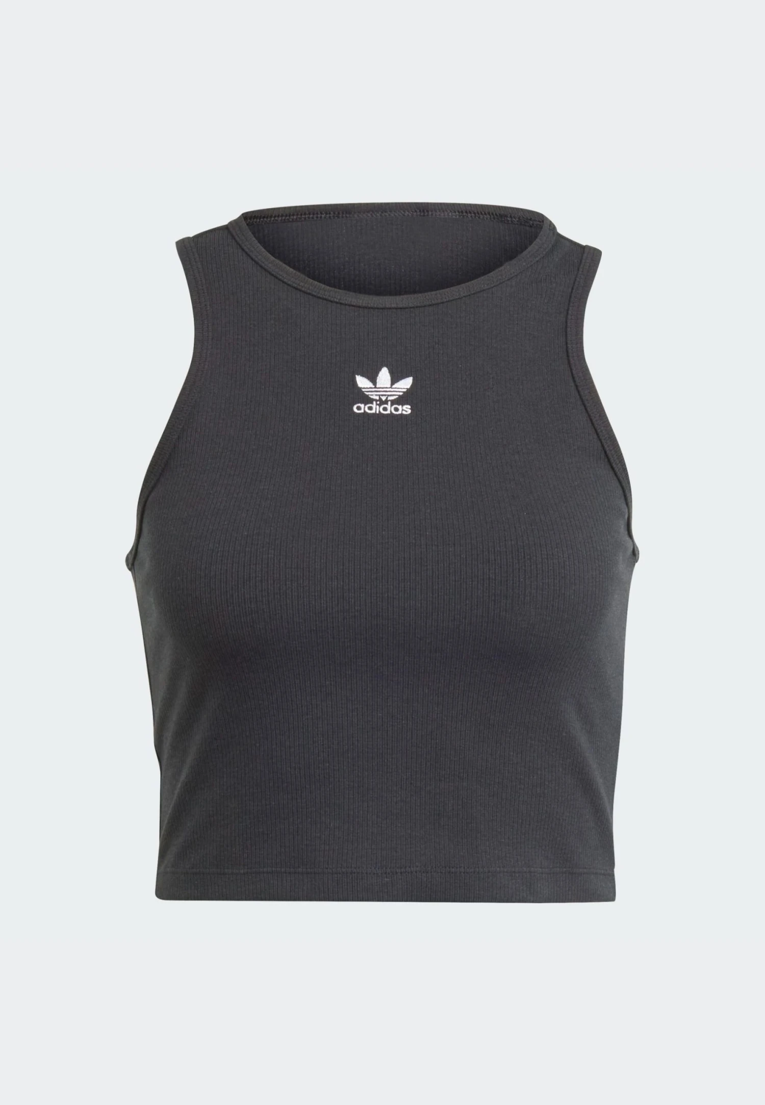 Adidas Originals Essentials Rib Tank Top - Top - Black 8 Adidas Originals Essentials Rib Tank Top - Top - Black - Image 6
