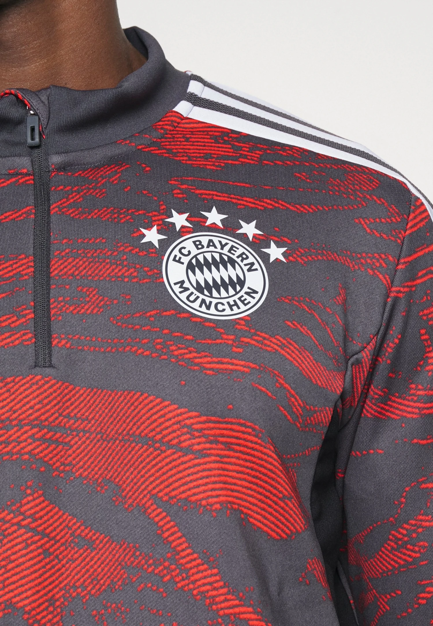 ADIDAS PERFORMANCE Fc Bayern München Trainings - Club Wear - Red/Grey Six 7 ADIDAS PERFORMANCE Fc Bayern München Trainings - Club Wear - Red/Grey Six - Image 5