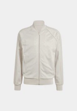 Adidas Originals Graphics Monogram Sst Track - Zip-Up Sweatshirt - Beige -Adidas Shop c4c30b30000d42b599e9e9f4f9603f29