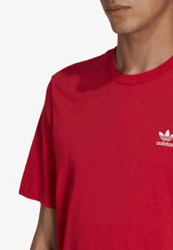 Adidas Originals Essential - Basic T-Shirt - Better Scarlet -Adidas Shop c5283696c2394818aa12e88655e07943
