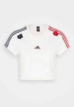 Adidas Sportswear Cropped With Flower Patches - Print T-Shirt - Chalk White 12 Adidas Sportswear Cropped With Flower Patches - Print T-Shirt - Chalk White -Adidas Shop c61057363a8d4eab8e5c92ec1e6f5b53