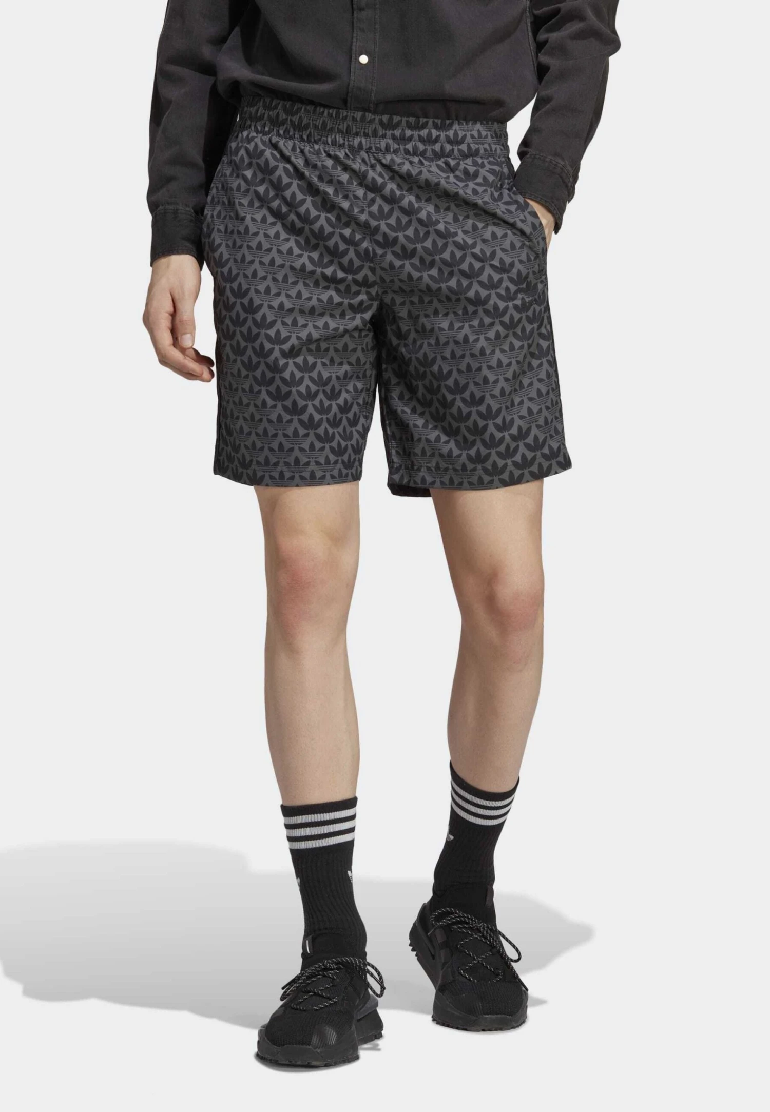 Adidas Originals Swimming Shorts - Black White 3 Adidas Originals Swimming Shorts - Black White