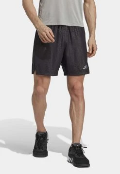 ADIDAS PERFORMANCE Workout Print- Sports Shorts - Black