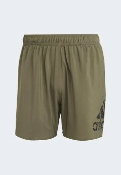 Adidas Sportswear Big LogoClx Short-Length - Swimming Shorts - Olive Strata Black -Adidas Shop c8436814e2174fccbb6ad1223e3cfe1a