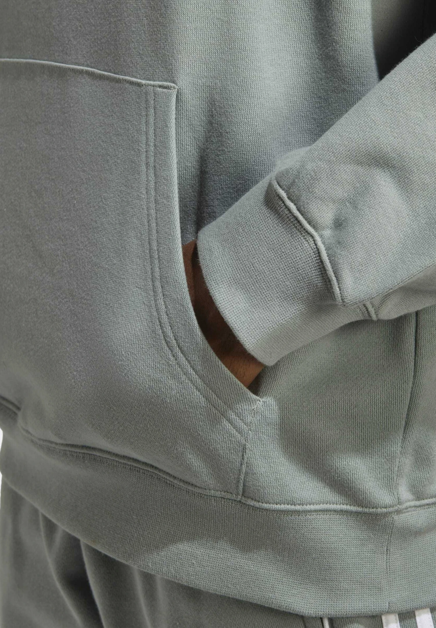 Adidas Originals Ess Hdy - Hoodie - Silver Green 7 Adidas Originals Ess Hdy - Hoodie - Silver Green - Image 5