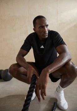 ADIDAS PERFORMANCE Sports T-Shirt - Black