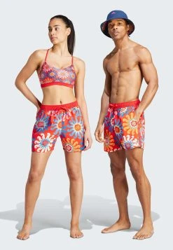 Adidas Sportswear Farm Rio Ge - Swimming Shorts - Vivid Red/White