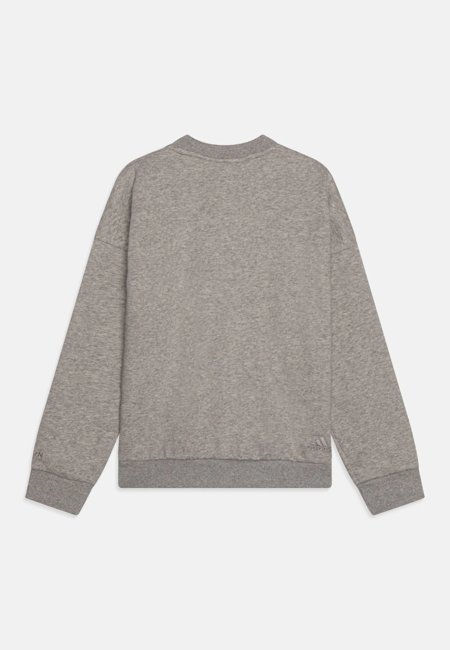 Adidas Sportswear All Crew Unisex - Sweatshirt - Medium Grey Heather/White 4 Adidas Sportswear All Crew Unisex - Sweatshirt - Medium Grey Heather/White - Image 2