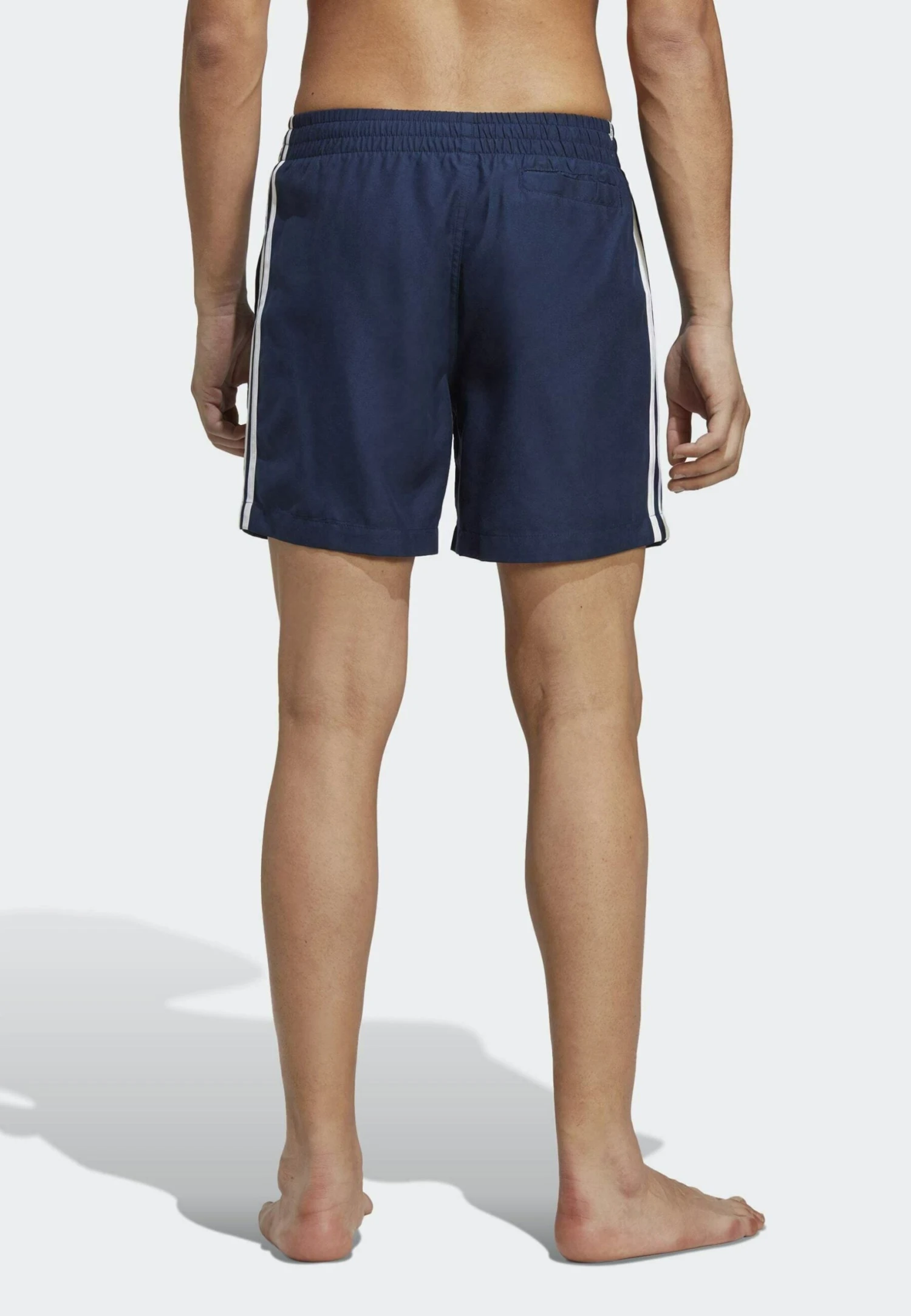 Adidas Originals Stripes - Swimming Shorts - Night Indigo White 4 Adidas Originals Stripes - Swimming Shorts - Night Indigo White - Image 2