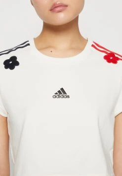 Adidas Sportswear Cropped With Flower Patches - Print T-Shirt - Chalk White 13 Adidas Sportswear Cropped With Flower Patches - Print T-Shirt - Chalk White -Adidas Shop cda4bd79bbc7462f8ce7de7ecc1b3312