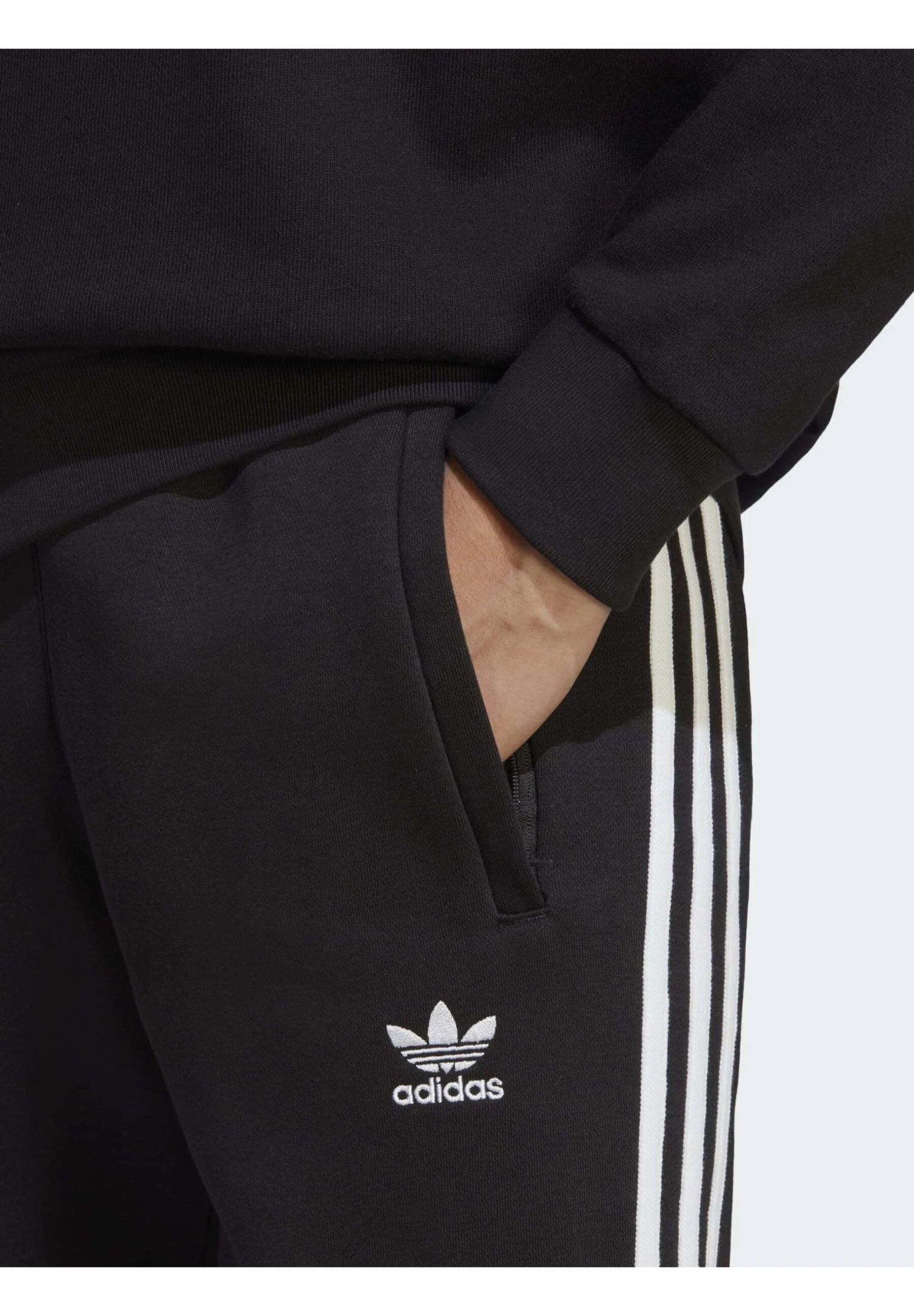 Adidas Originals Trefoil Crew - Sweatshirt - Black 6 Adidas Originals Trefoil Crew - Sweatshirt - Black - Image 4