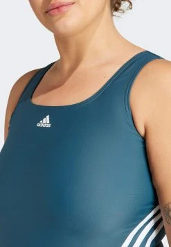 Adidas Sportswear 3-Stripes Plus Size - Swimsuit - Arctic Night White -Adidas Shop cf7955b74448417a83e84427cac2cb6a