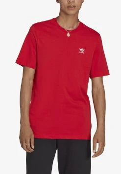 Adidas Originals Essential - Basic T-Shirt - Better Scarlet -Adidas Shop d0d20c4edcd6492da3842d816e39cc28