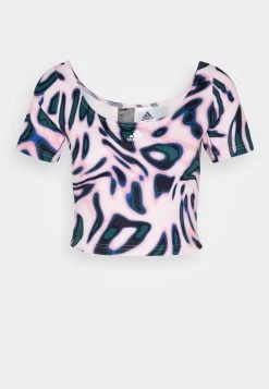 Adidas Sportswear Print T-Shirt - Clear Pink/Bliss Pink/Team Royal Blue -Adidas Shop d1577d7230c045bb850e792922bdfa21