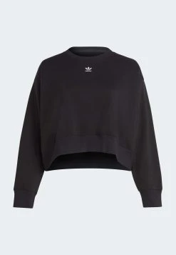 Adidas Originals Adicolor Essentials Crew- Sweatshirt - Black -Adidas Shop d1c0bbf2267e4e1bbbb725137a4e4bef