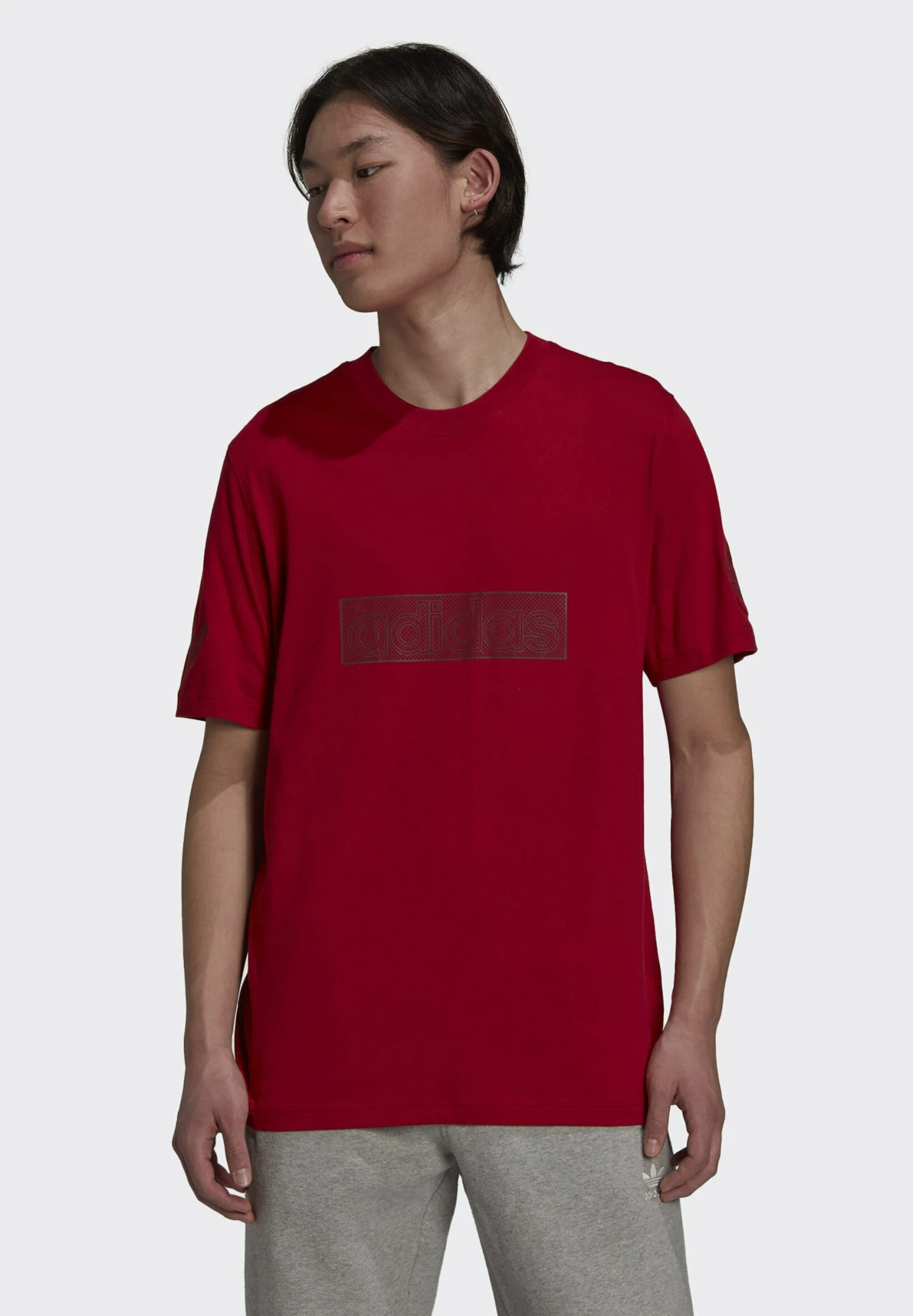 Adidas Originals Print T-Shirt - Red 4 Adidas Originals Print T-Shirt - Red - Image 2