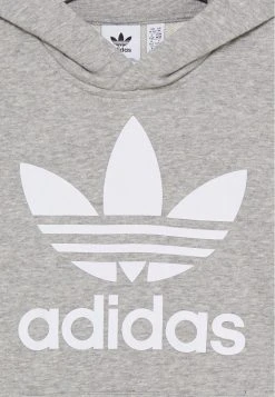 Adidas Originals Trefoil Junior Unisex - Hoodie - Medium Grey Heather/White -Adidas Shop d32ed3dd55744a8ba8813bfc3f72a35c