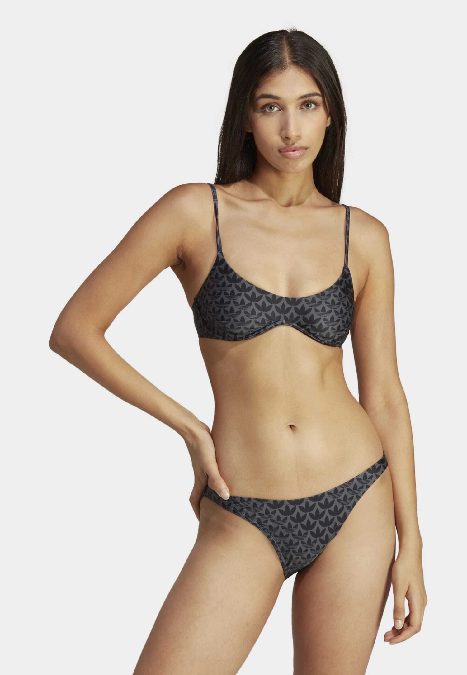 Adidas Originals Monogram - Bikini Top - Black White 3 Adidas Originals Monogram - Bikini Top - Black White
