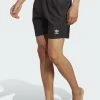 Adidas Originals Essentials Solid - Swimming Shorts - Black White -Adidas Shop d5a9a77b997d4bb3b0e811c2d2b4b177