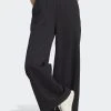 Adidas Originals Premium Essentials Wide-Leg Pintuck - Tracksuit Bottoms - Black -Adidas Shop d6c6b4339af243cfb0033aa17e6c5d1a