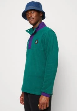 Adidas Originals Snap- Fleece Jumper - Collegiate Green -Adidas Shop d71c6a65b99545c8b3d6e92cba54f470