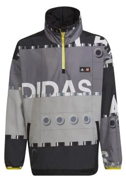 Adidas Sportswear Classic Lego® Half-Zip- Windbreaker - Black /Yellow/Off White