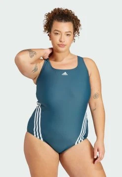 Adidas Sportswear 3-Stripes Plus Size - Swimsuit - Arctic Night White