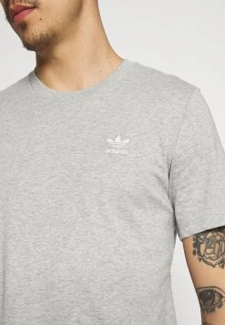 Adidas Originals Essential Tee Unisex - Basic T-Shirt - Medium Grey Heather -Adidas Shop d95348ce74eb45db824d9baa40636139