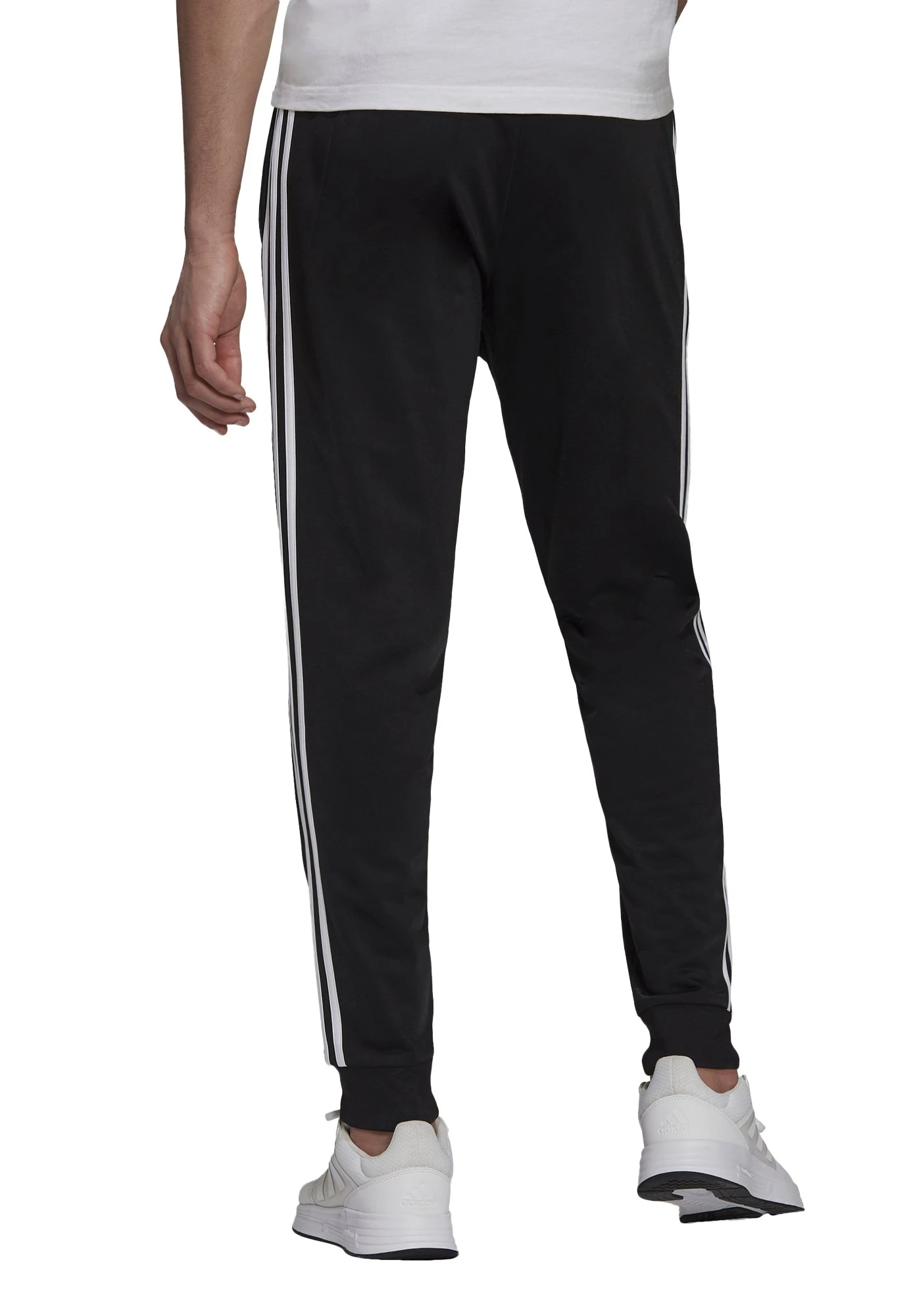 Adidas Sportswear M 3S Jog Tp Tri - Tracksuit Bottoms - Black/White 4 Adidas Sportswear M 3S Jog Tp Tri - Tracksuit Bottoms - Black/White - Image 2