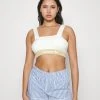 Adidas Originals Bralette - Bustier - Chalk White