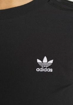 Adidas Originals Crop Tee - Long Sleeved Top - Black -Adidas Shop dae31be973b24fe29a7f3780c390706b
