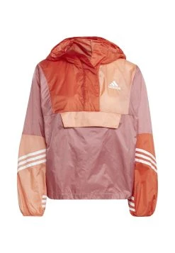 Adidas Sportswear Wind Rdy Hooded Anorak - Windbreaker - Pink Strata Preloved Red Semi Coral Fusion -Adidas Shop dd0fbd1a0b1a4d20b6b98f1d17280847