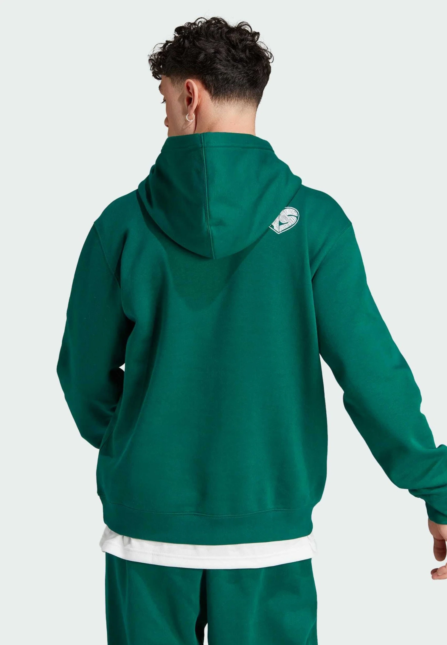 Adidas Sportswear Scribble - Sweatshirt - Collegiate Green 4 Adidas Sportswear Scribble - Sweatshirt - Collegiate Green - Image 2