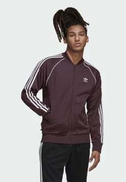 Adidas Originals Zip-Up Sweatshirt - Red