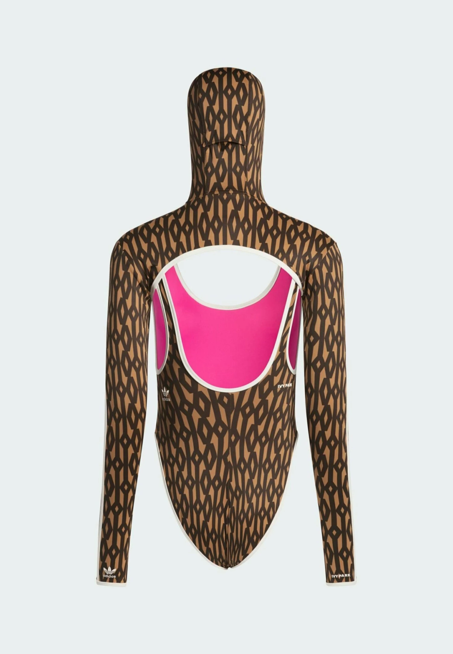 Adidas Originals Reversible Classic With Shrug - Swimsuit - Mesa Dark Brown Shock Pink 12 Adidas Originals Reversible Classic With Shrug - Swimsuit - Mesa Dark Brown Shock Pink - Image 10