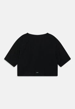 Adidas Sportswear Crop - Print T-Shirt - Black/Lucid Lemon -Adidas Shop df834ee53296415d9e59a20780caaf05