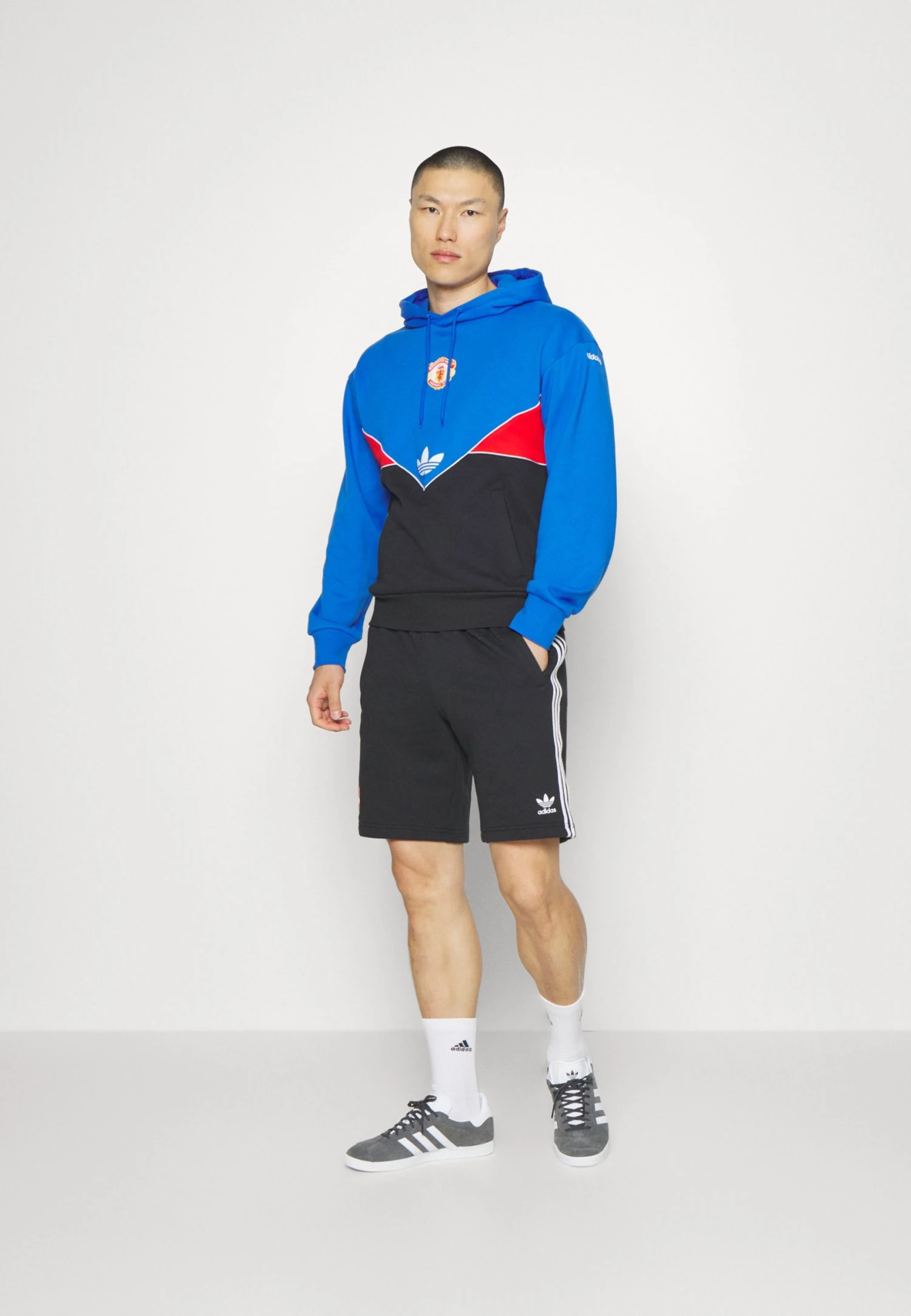 Adidas Originals Manchester United Hoodie - Club Wear - Black 4 Adidas Originals Manchester United Hoodie - Club Wear - Black - Image 2