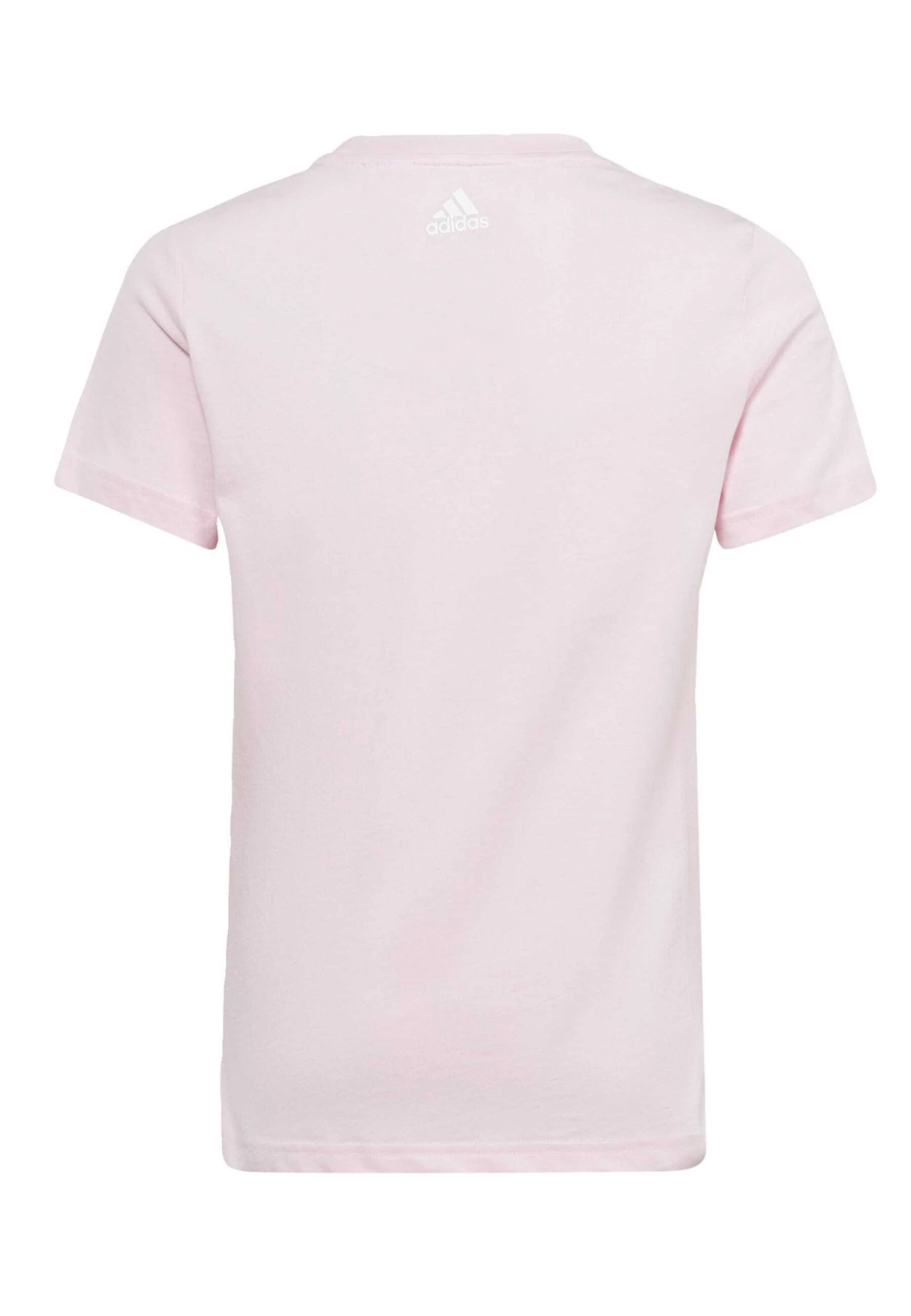 Adidas Sportswear Essentials Linear LogoSlim Fit - Print T-Shirt - Clear Pink White 4 Adidas Sportswear Essentials Linear LogoSlim Fit - Print T-Shirt - Clear Pink White - Image 2