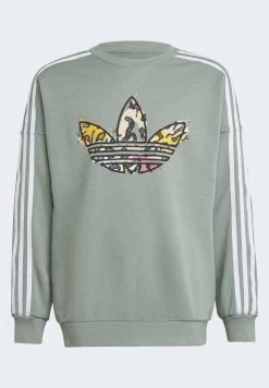 Adidas Originals Crew - Sweatshirt - Silver Green -Adidas Shop dfb78d0d45664395bf08f85fab760421