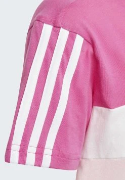 Adidas Sportswear Tiberio 3-Stripes Colorblock - Print T-Shirt - Semi Lucid Fuchsia -Adidas Shop e0dfaa860da24c8c91bdbd6e0bd453ac