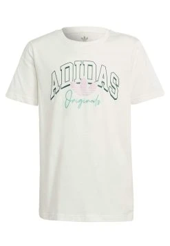 Adidas Originals Bf Junior - Print T-Shirt - Off White