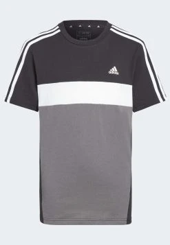Adidas Sportswear Tiberio 3-Colorblock - Print T-Shirt - Black/Grey Five/White -Adidas Shop e252e6a9649a4abbad0b5f8d74a3385e