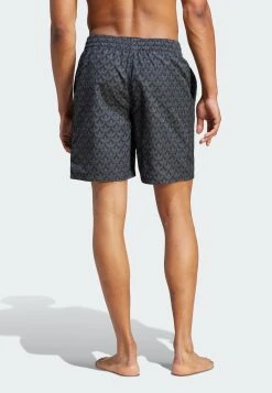 Adidas Originals Monogram- Swimming Shorts - Black Carbon