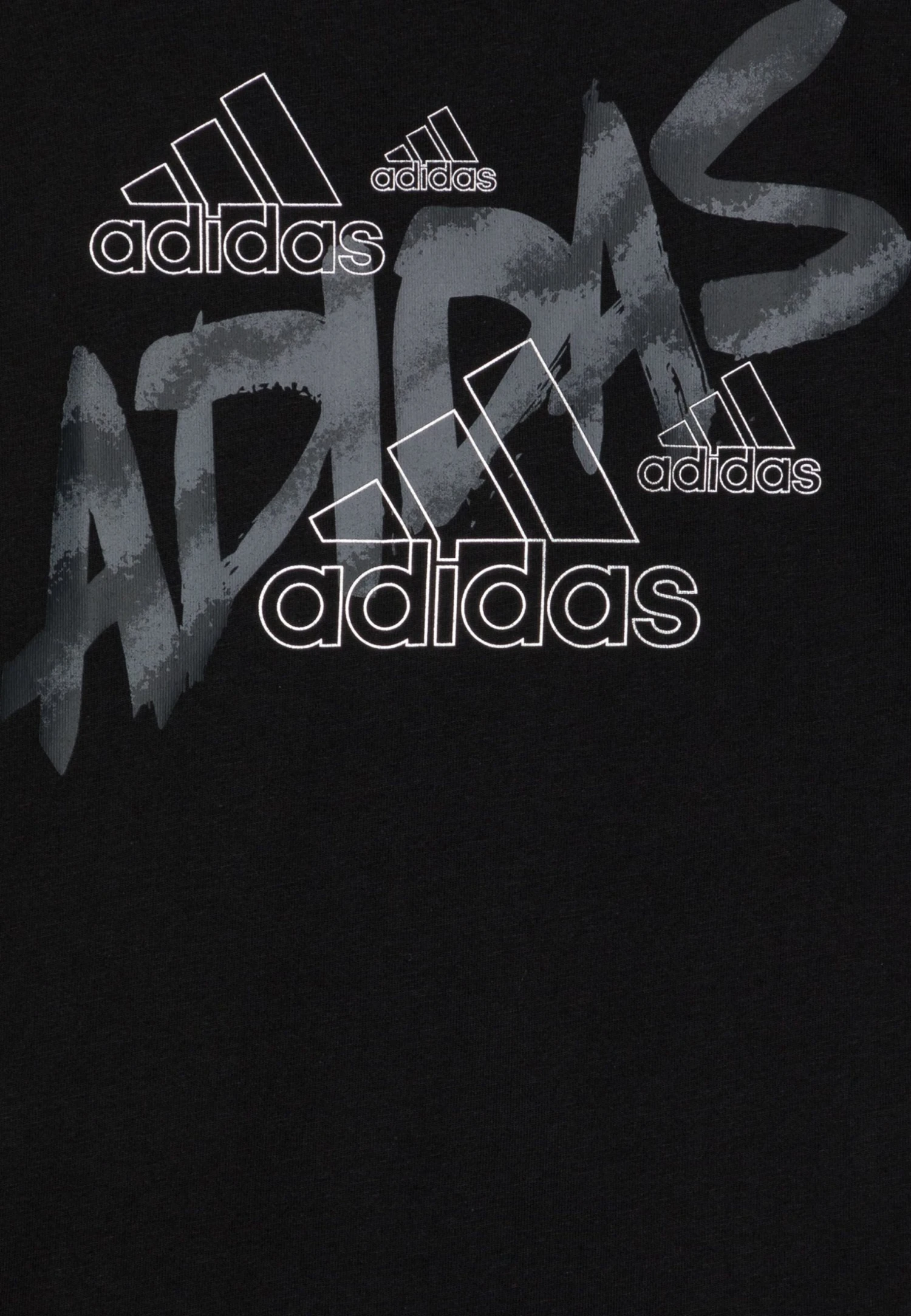 Adidas Sportswear Loose Unisex - Print T-Shirt - Black/Silver Metallic 5 Adidas Sportswear Loose Unisex - Print T-Shirt - Black/Silver Metallic - Image 3