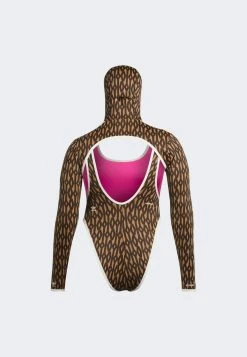 Adidas Originals Reversible Classic With Shrug Plus S - Swimsuit - Mesa Dark Brown Shock Pink -Adidas Shop e4d7d377c91340a2a5ad199723725909