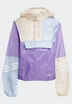 Adidas Sportswear Wind Rdy Hooded Anorak - Windbreaker - FusionQuartzBlue Dawn -Adidas Shop e5961957a4ec40d790ba57e4f3d92af4