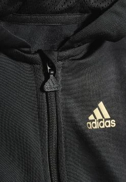 ADIDAS PERFORMANCE Shiny- Tracksuit - Topblack/Gold Met Bottomblack/Gold Met -Adidas Shop e5bfd82211254266b42e45f5bda93bc1