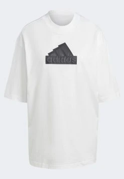 Adidas Sportswear Future Icons Badge Of Tee - Sports T-Shirt - White -Adidas Shop e5f48ff160614320abf61842428bd263