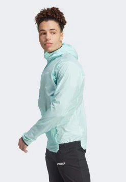 Adidas Sportswear Terrex Xperior Windweave- Summer Jacket - Semi Flash Aqua -Adidas Shop e6238e2269b84501a106e44d5e3c1e1c