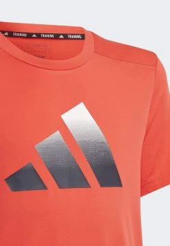 Adidas Sportswear Train Icons Aeroready Logo- Print T-Shirt - Bright Red/White/Legend Ink -Adidas Shop e6291a29adc5435aa200bedbd9902899